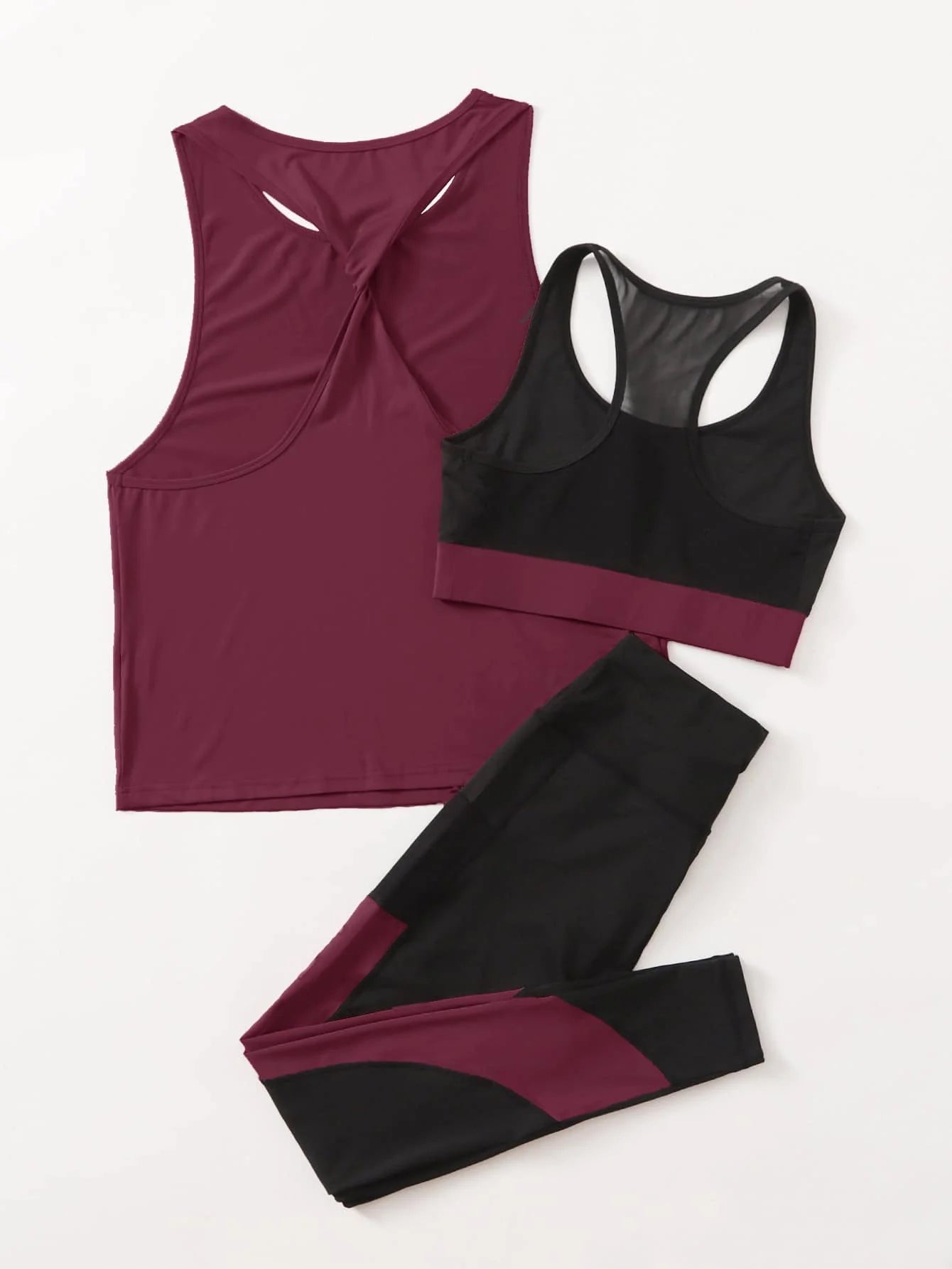 Conjunto Academia 3 Peças Marcela