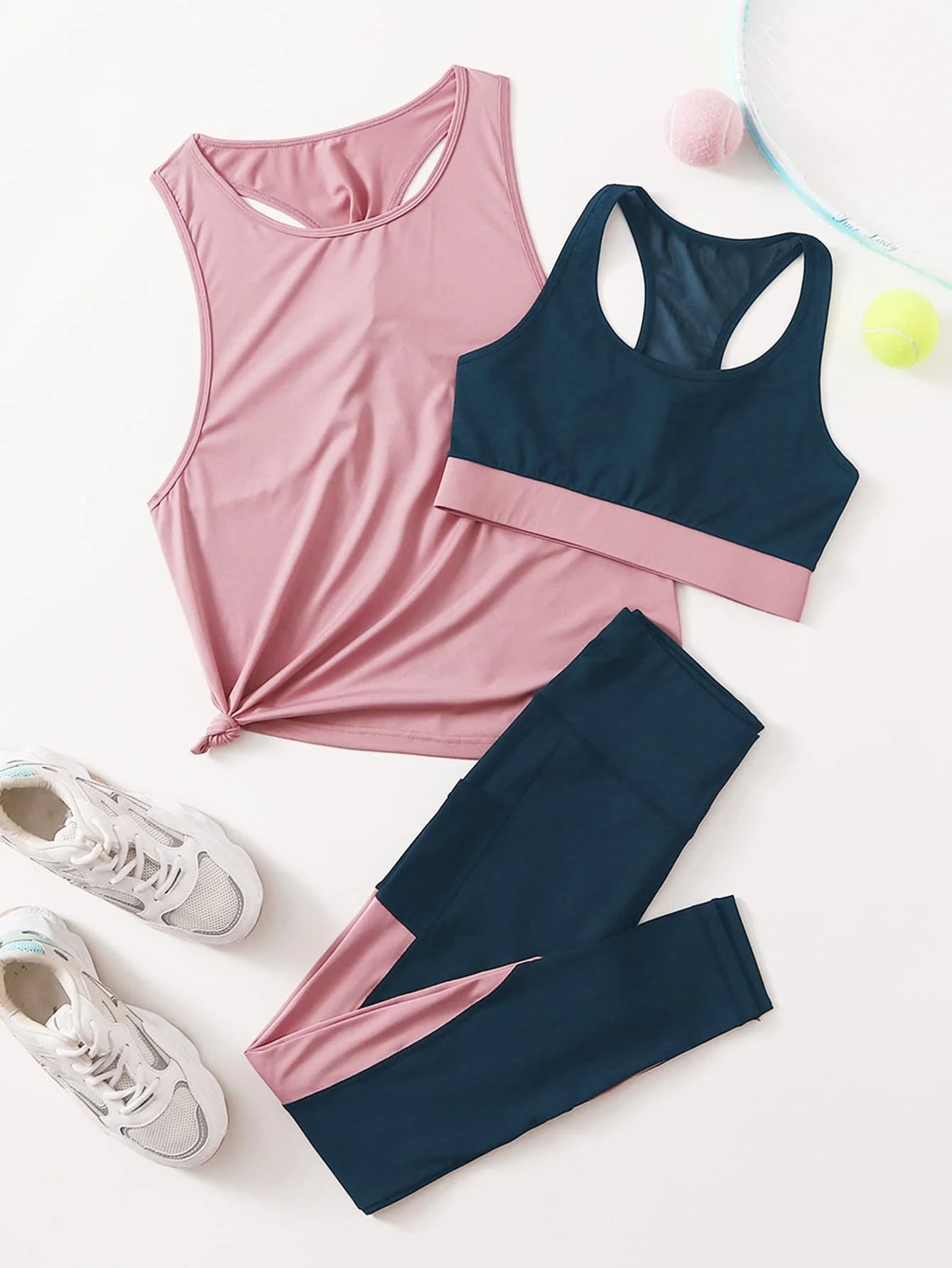 Conjunto Academia 3 Peças Marcela