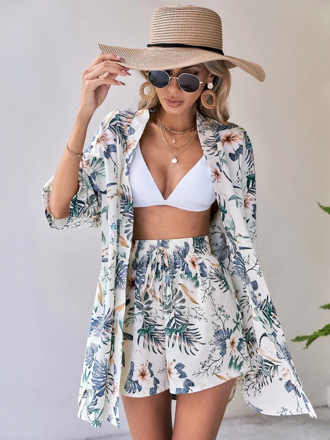 Conjunto Saída Tropical 2 Peças Celina