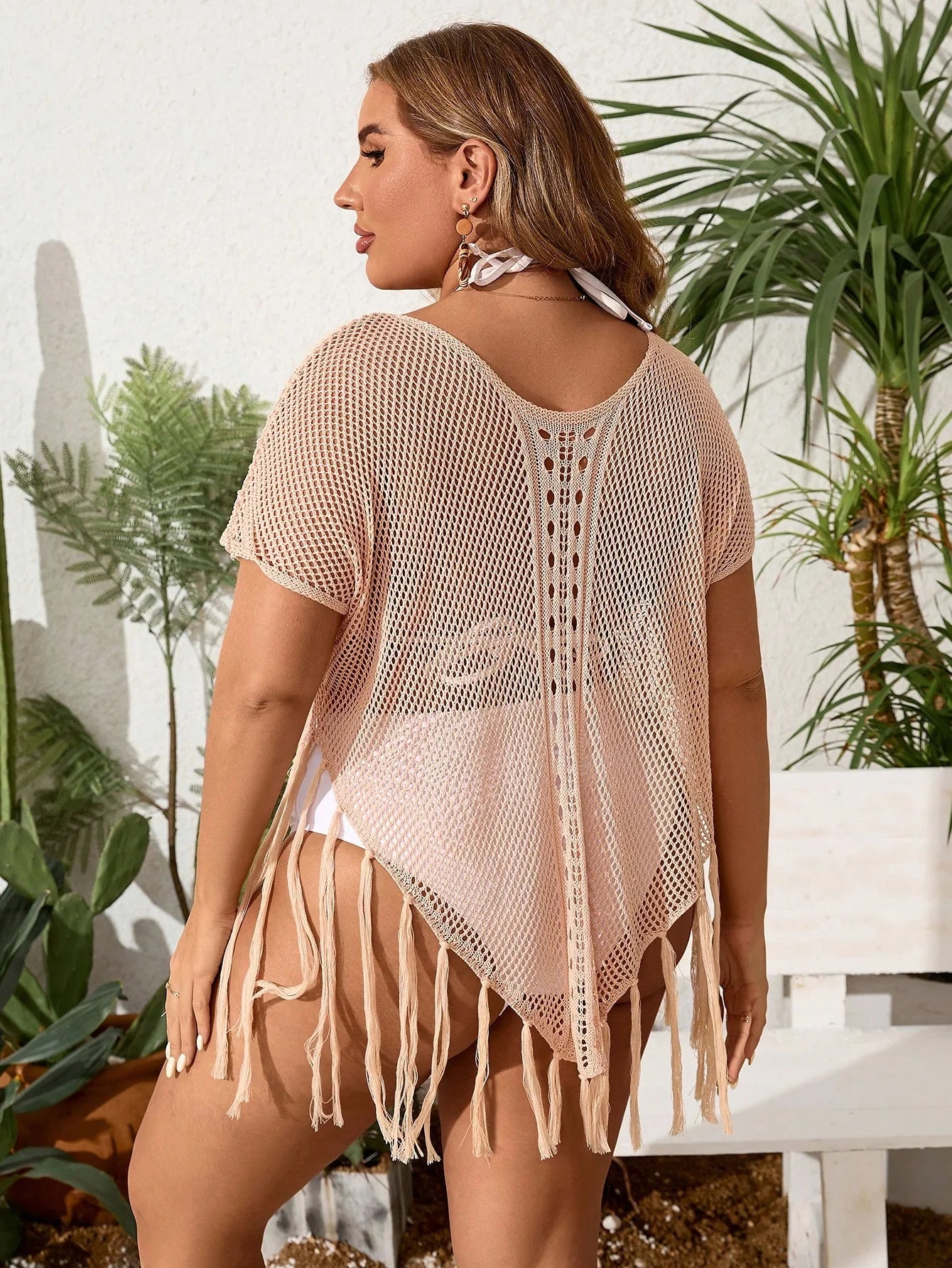 Saída de Praia Plus Size Zareli