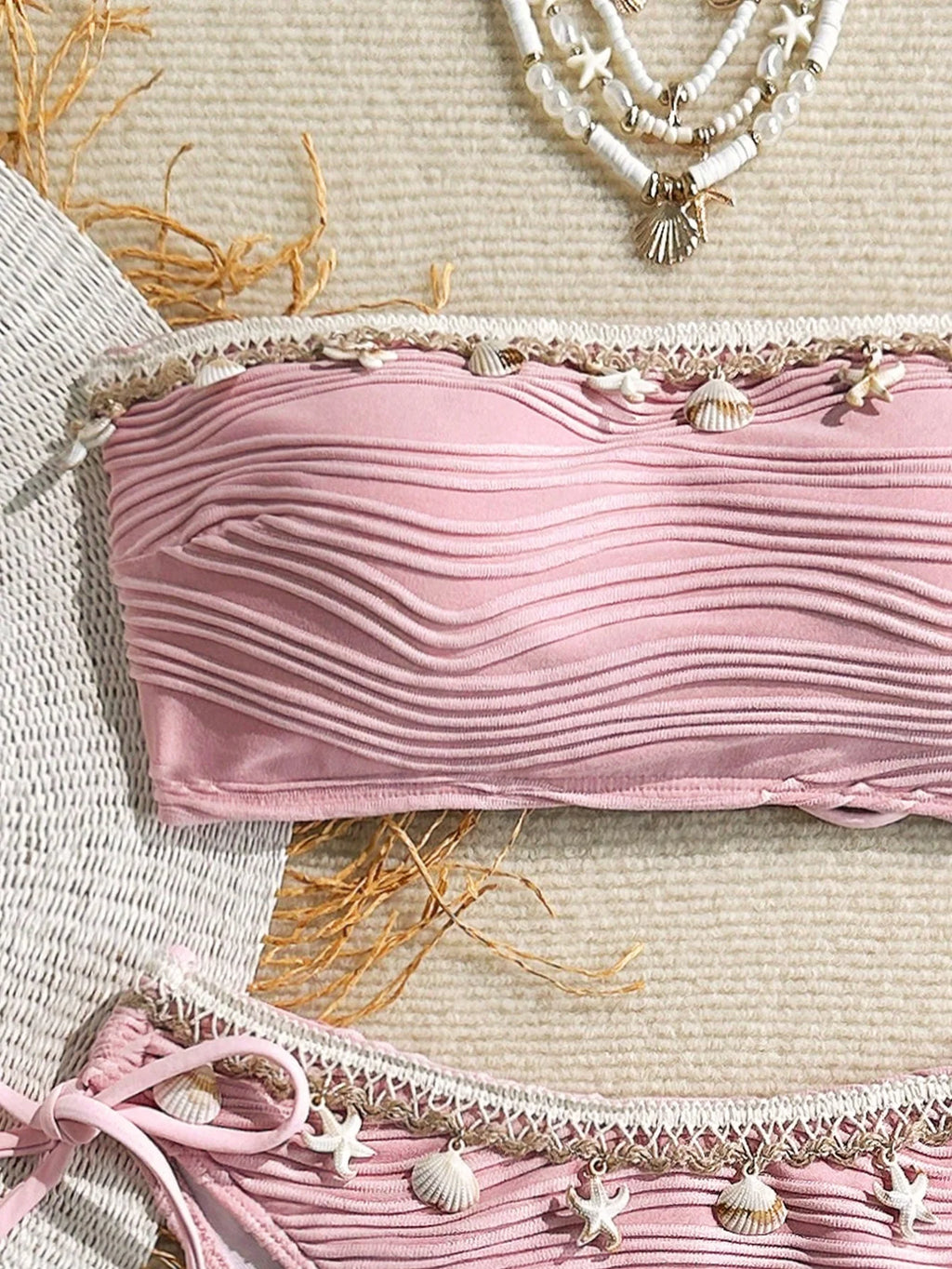 Biquíni Casual Concha Metálica