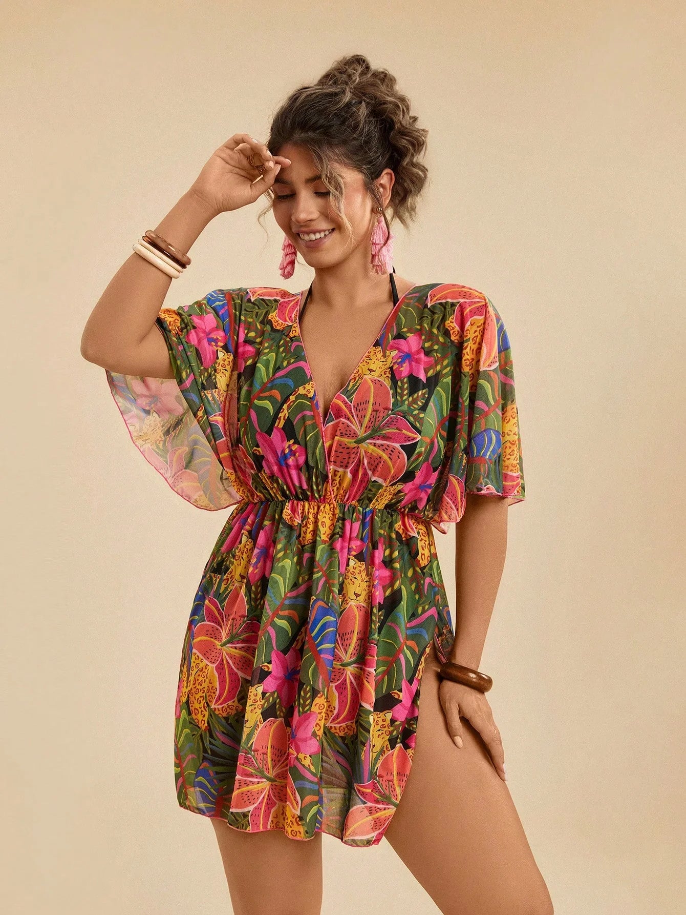 Saída de Praia Plus Size Leandra