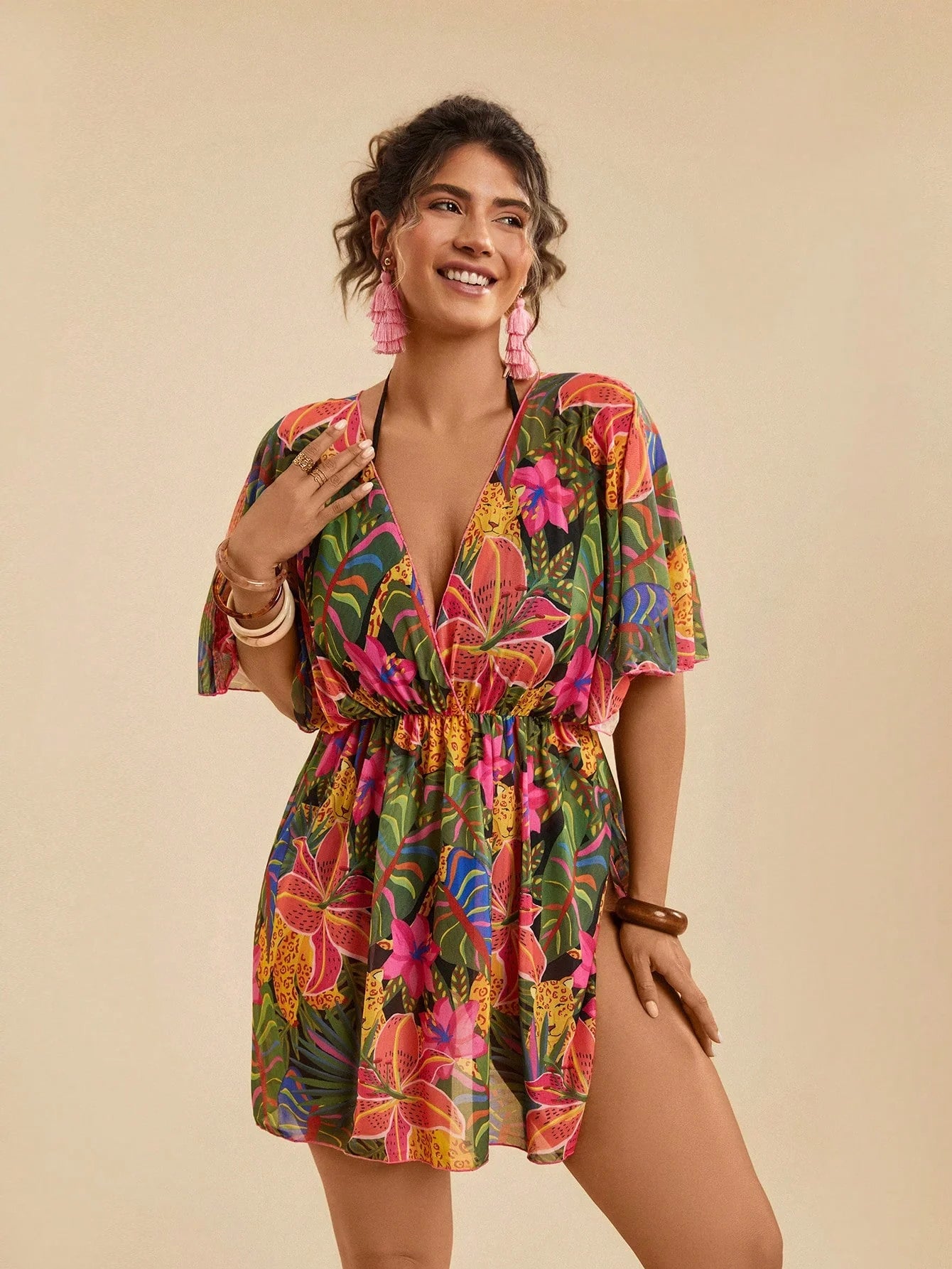 Saída de Praia Plus Size Leandra