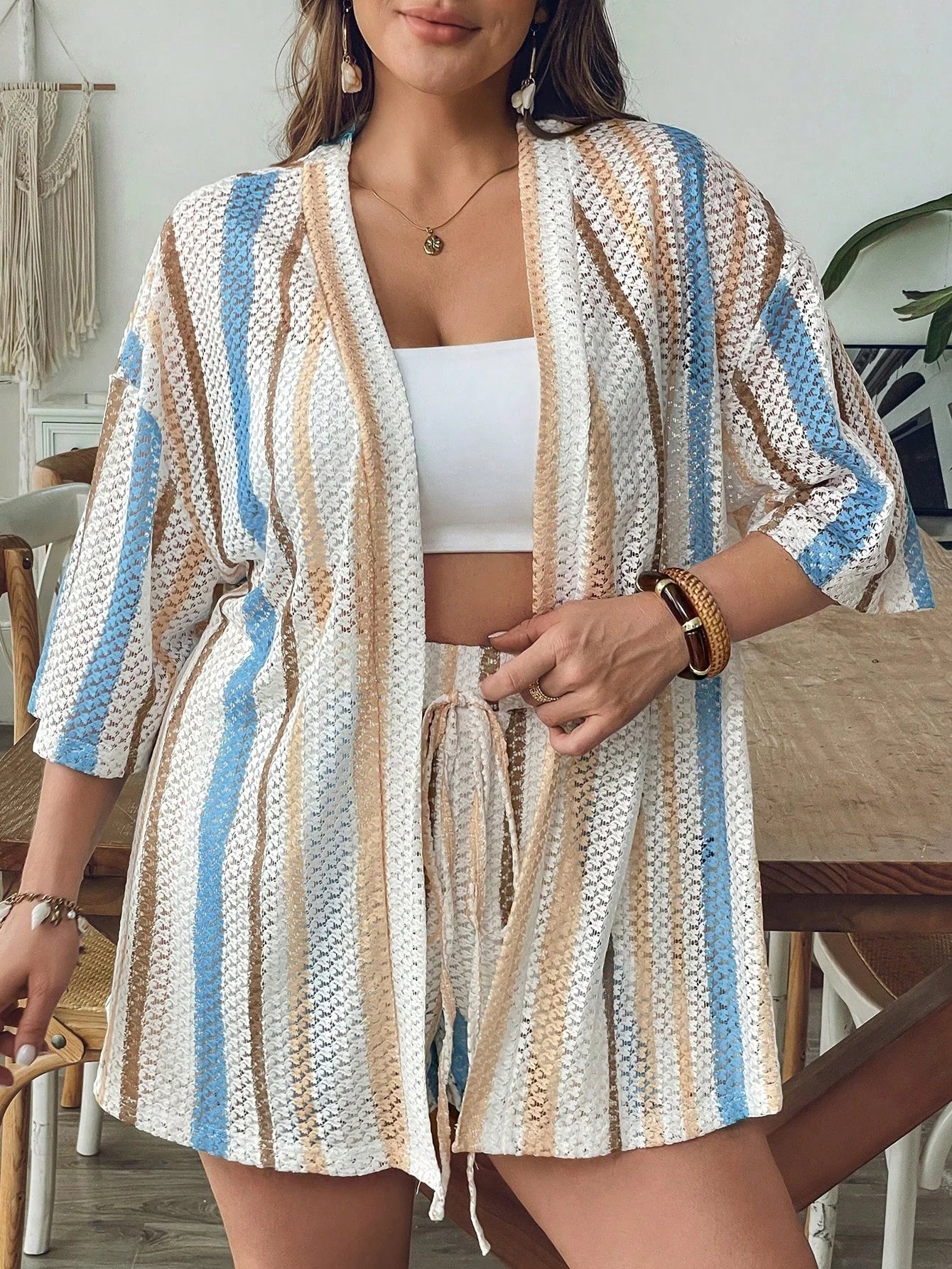 Conjunto de Saída 2 Peças Plus Size Lais