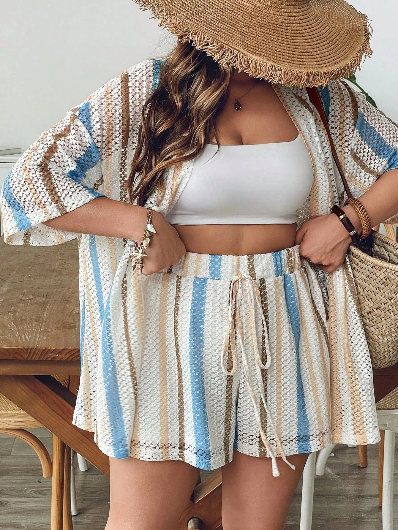 Conjunto de Saída 2 Peças Plus Size Lais