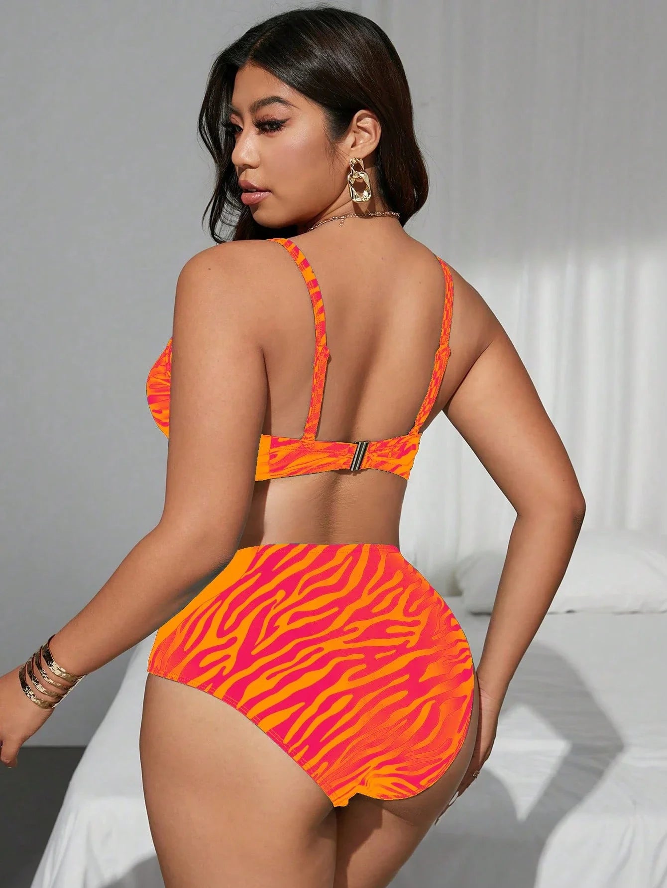 Biquíni Plus Size Animal Print