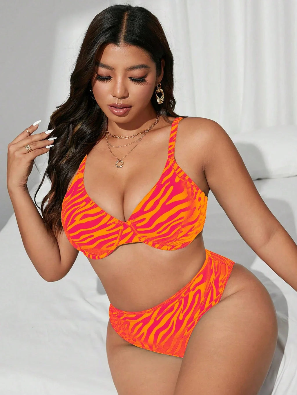 Biquíni Plus Size Zebra G4