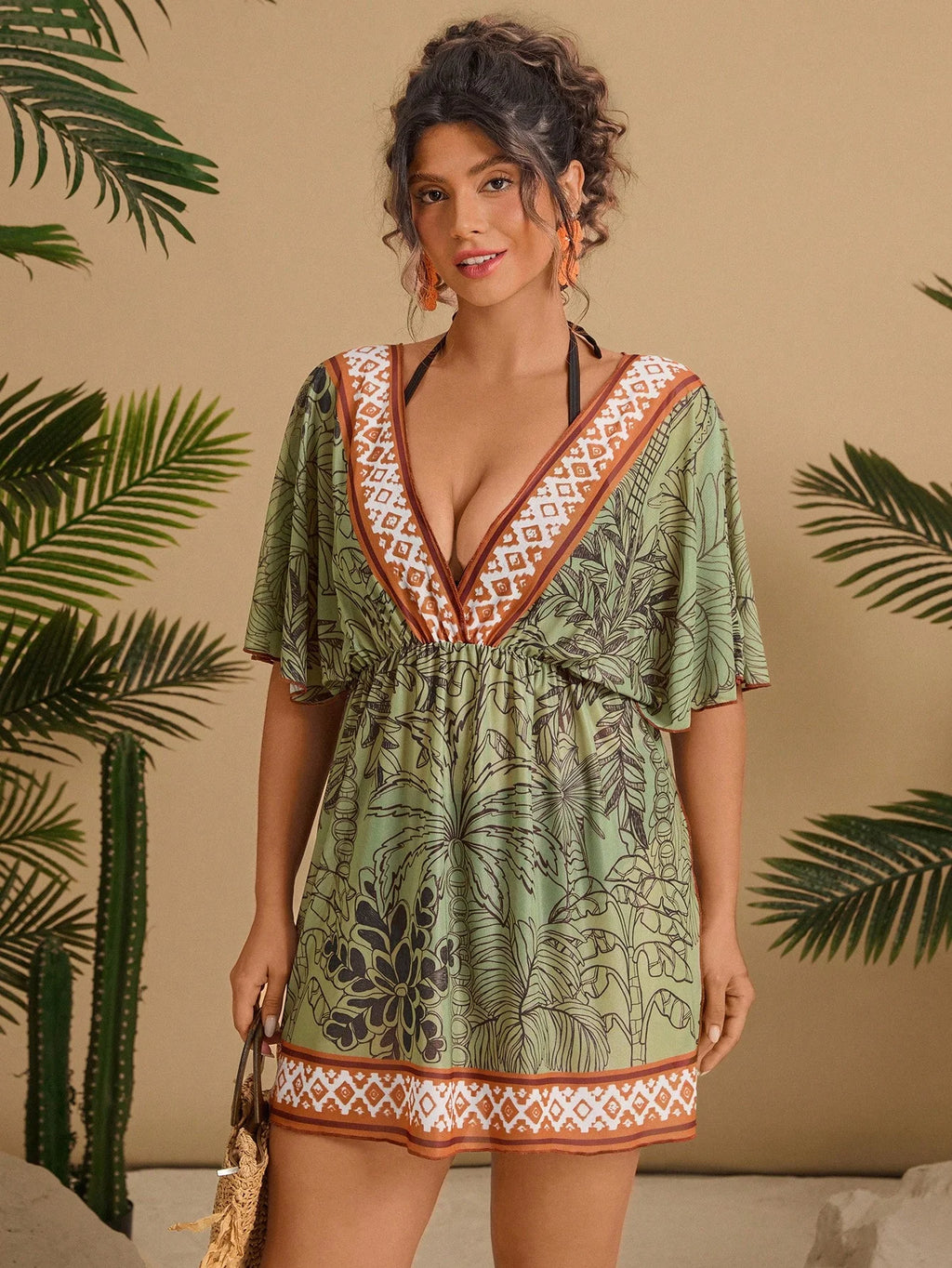 Saída de Praia Plus Size Leandra