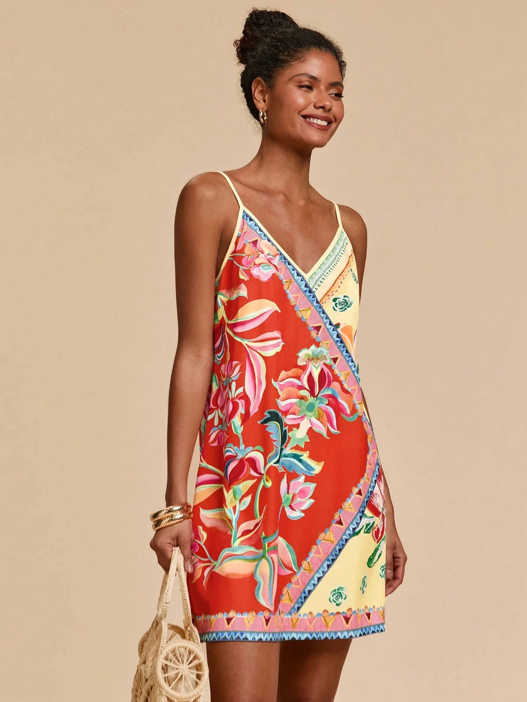 Vestido Floral Tropical