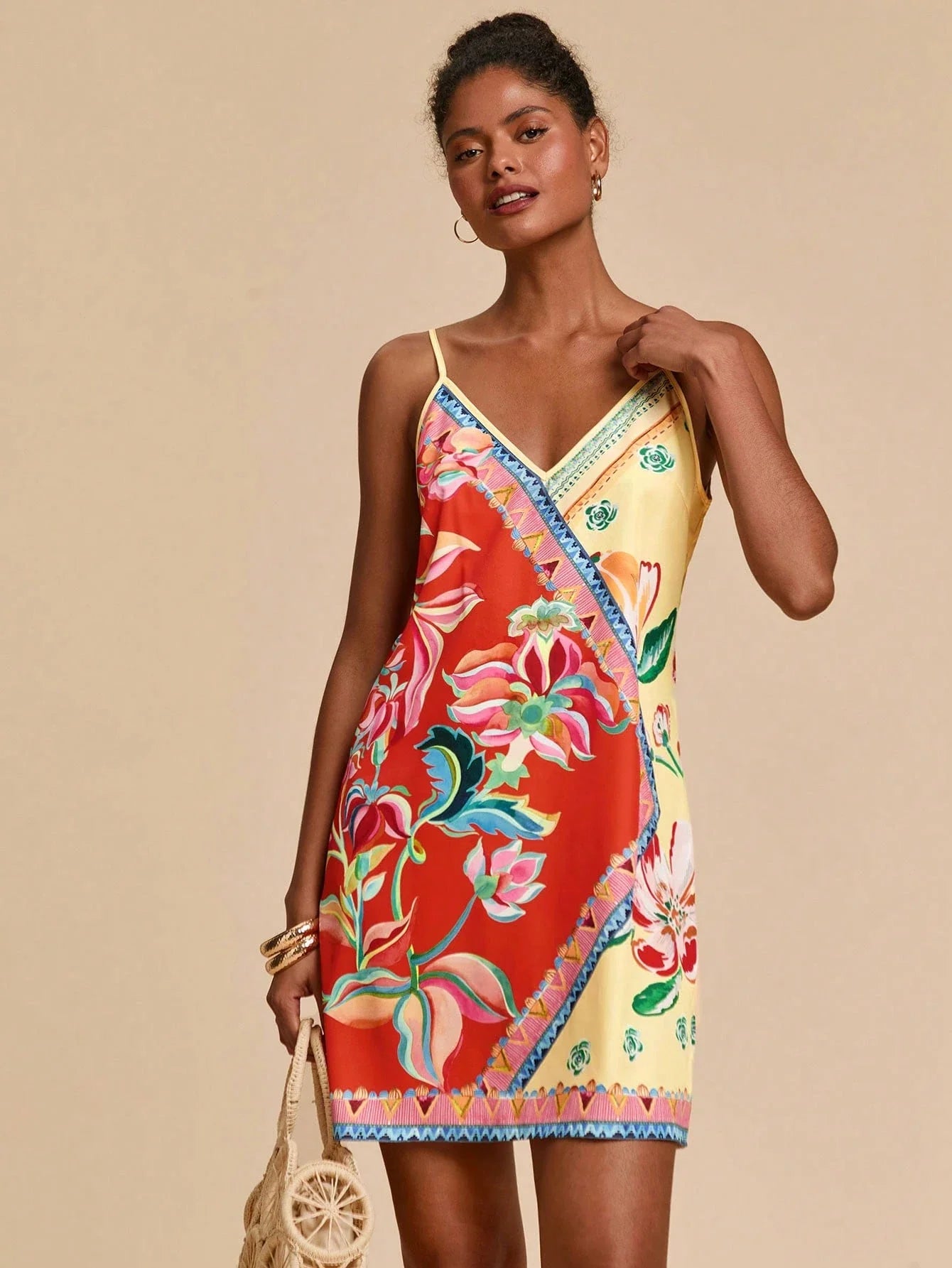 Vestido Floral Tropical