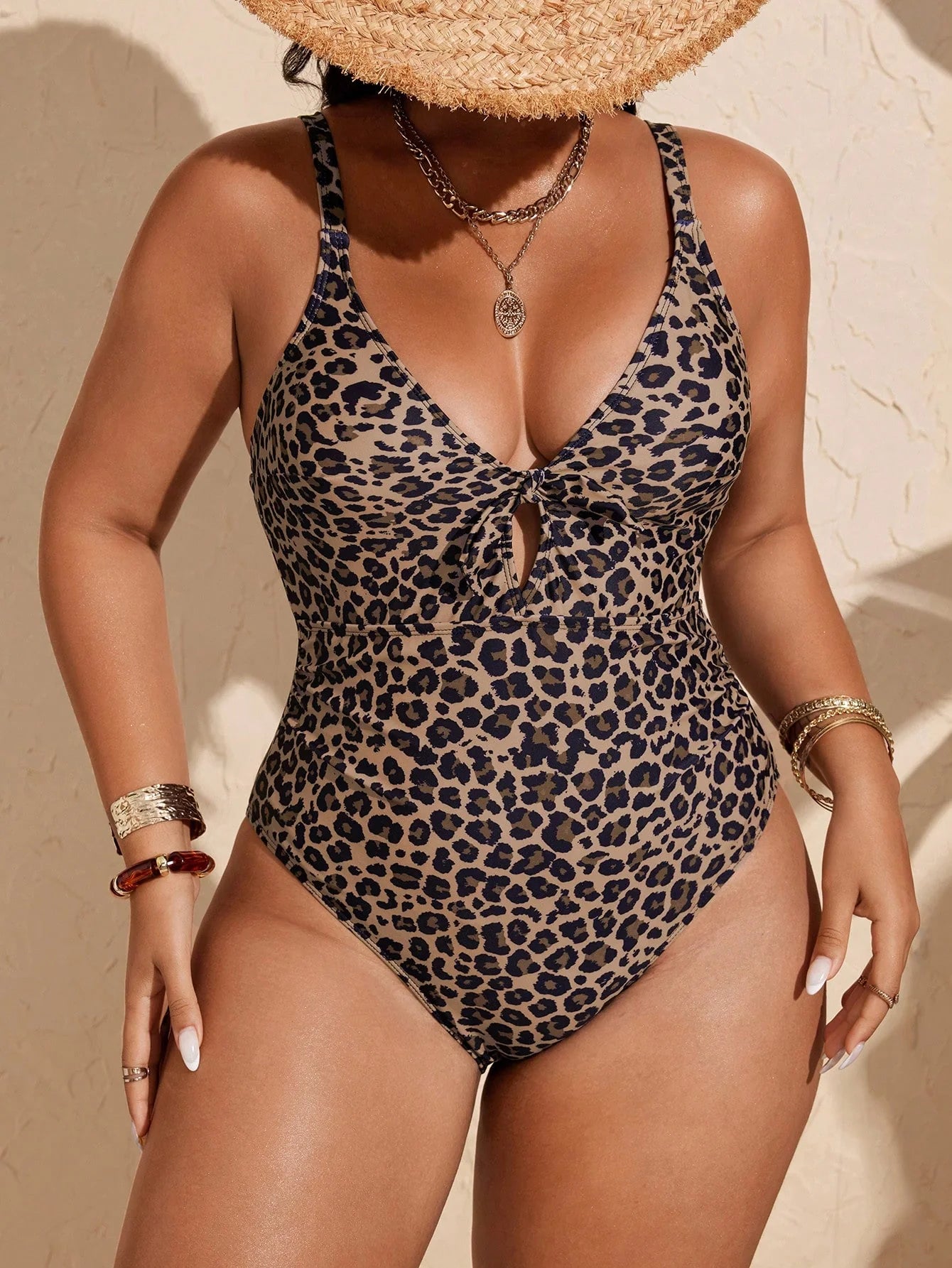 Maiô Leopardo Plus Size