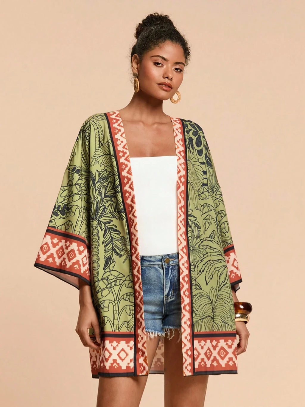 Kimono Luxo Verão Nina
