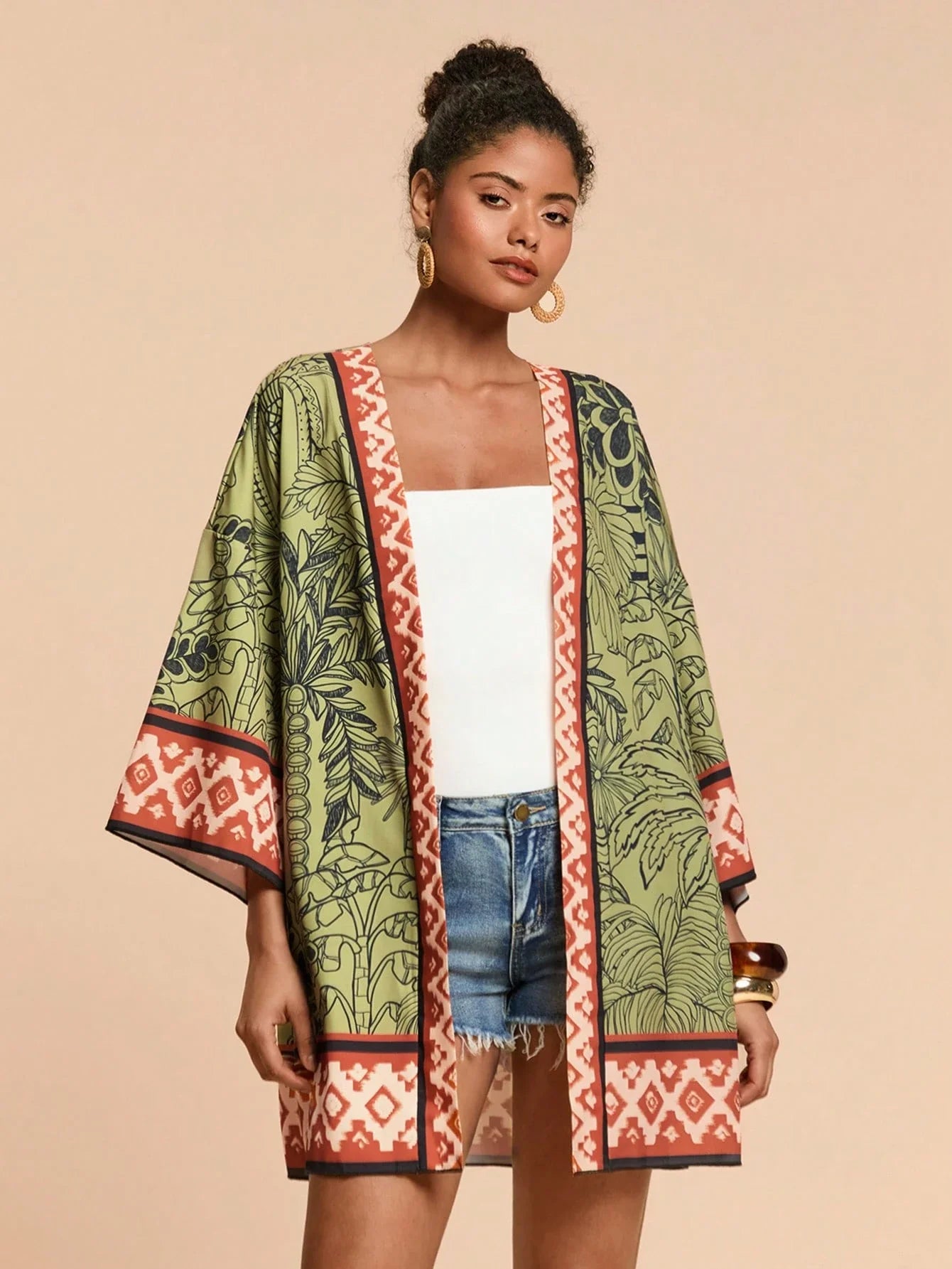 Kimono Luxo Verão Nina