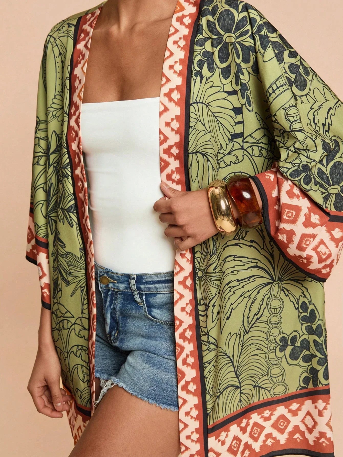 Kimono Luxo Verão Nina