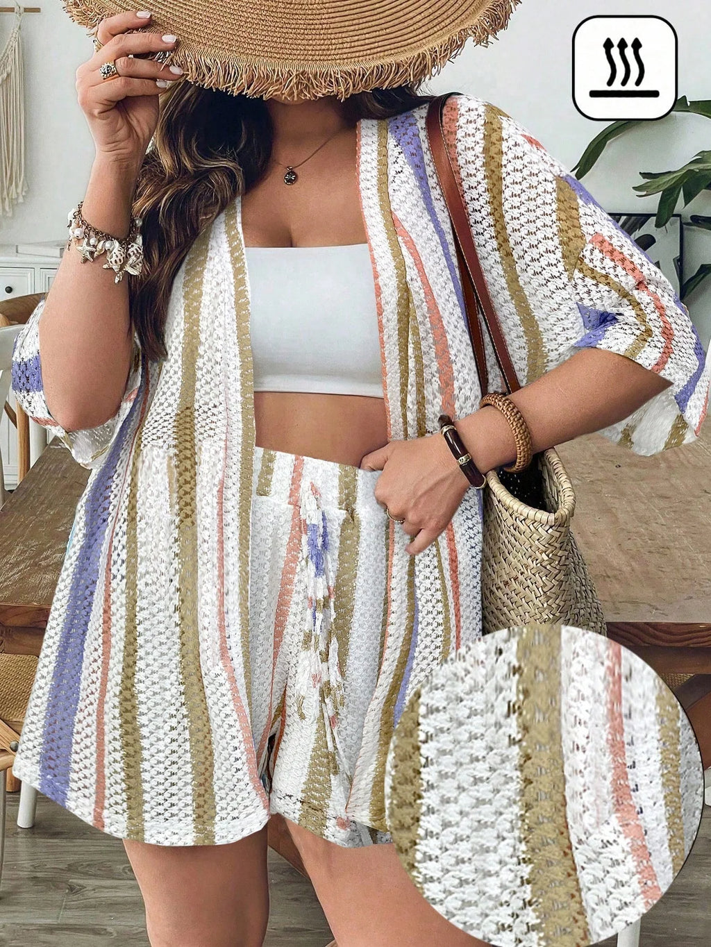 Conjunto de Saída 2 Peças Plus Size Lais