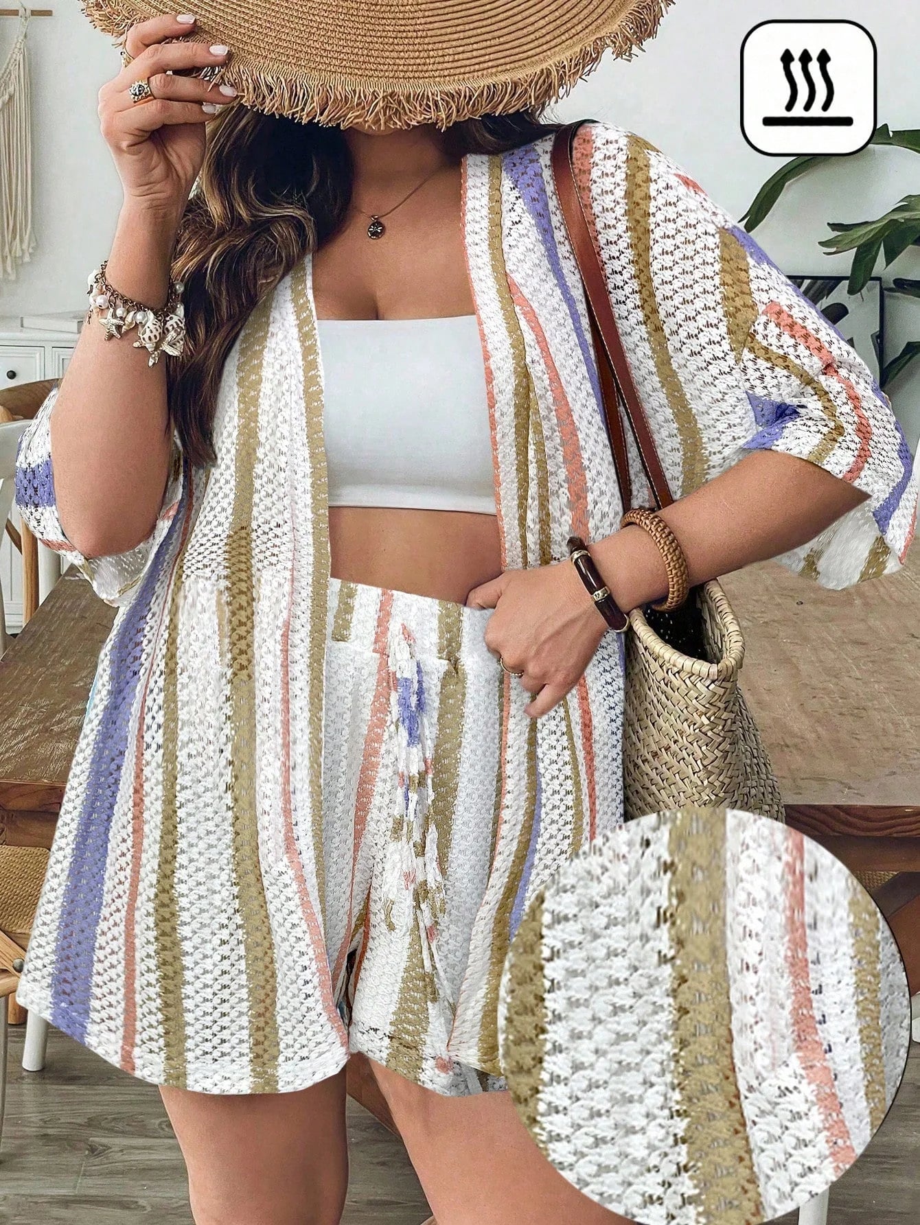 Conjunto de Saída 2 Peças Plus Size Lais