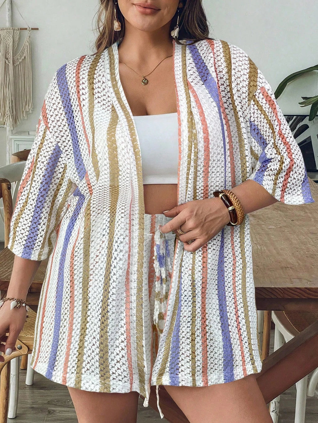 Conjunto de Saída 2 Peças Plus Size Lais