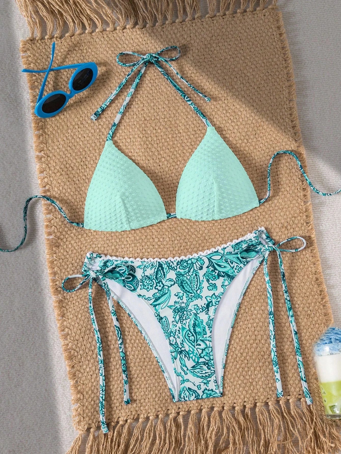 Biquíni Tropical Textura Chloe