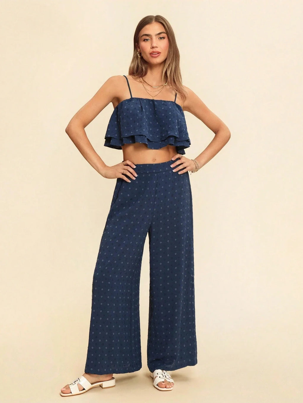 Conjunto 2 Peças Cropped Regata Diana