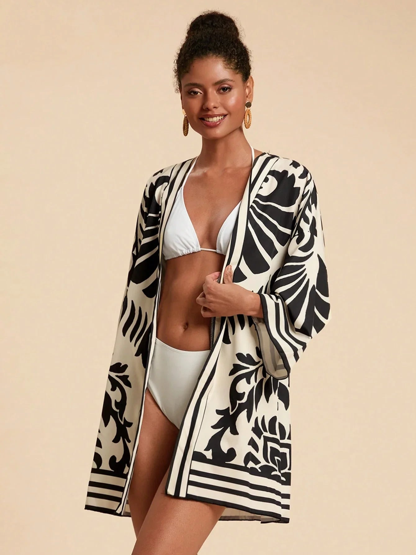 Kimono Luxo Verão Nina