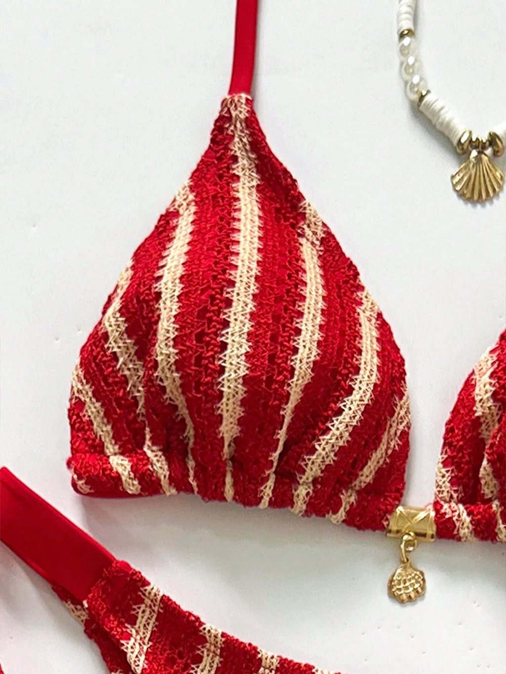 Conjunto Biquíni 3 Peças Crochê