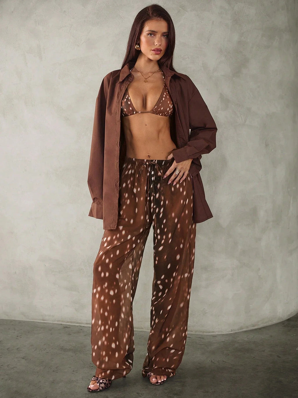 Calça de Praia Tropical Clarice