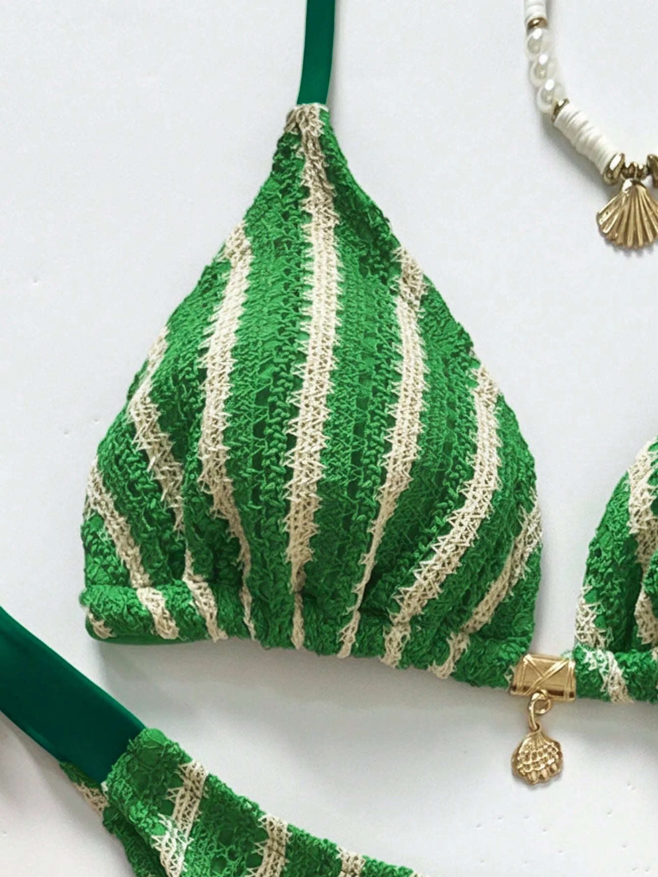 Conjunto Biquíni 3 Peças Crochê