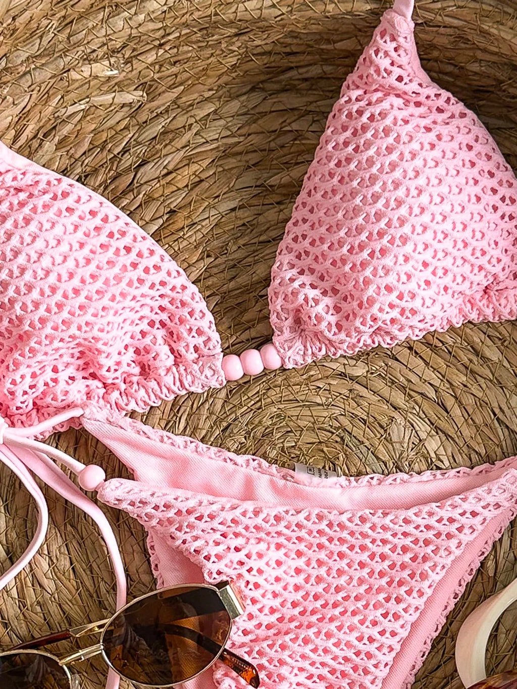 Biquíni Texturizado com Renda