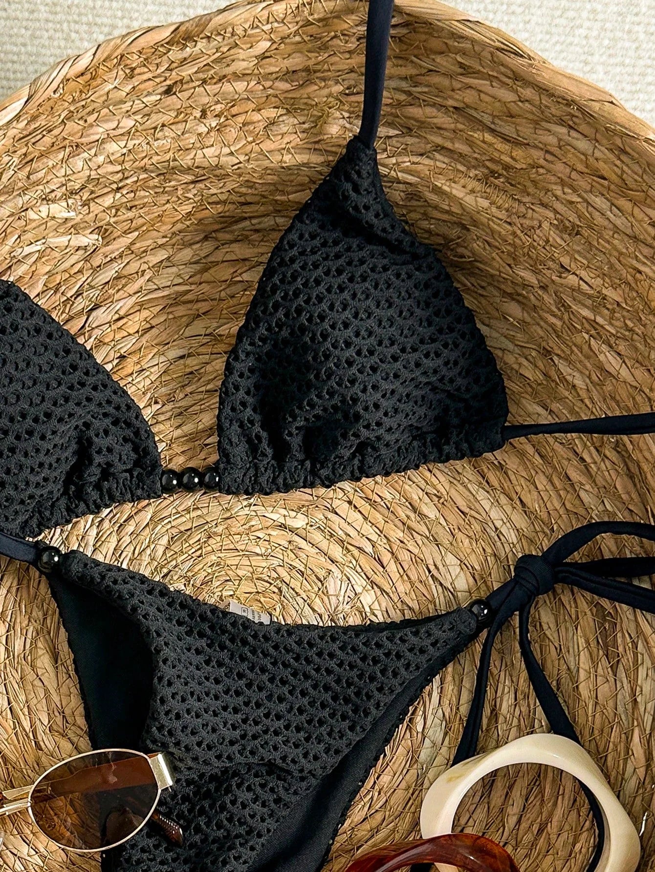 Biquíni Texturizado com Renda