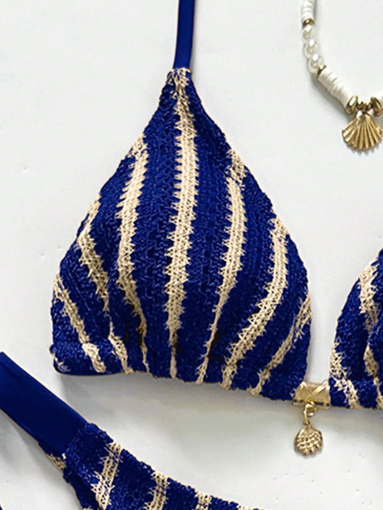 Conjunto Biquíni 3 Peças Crochê