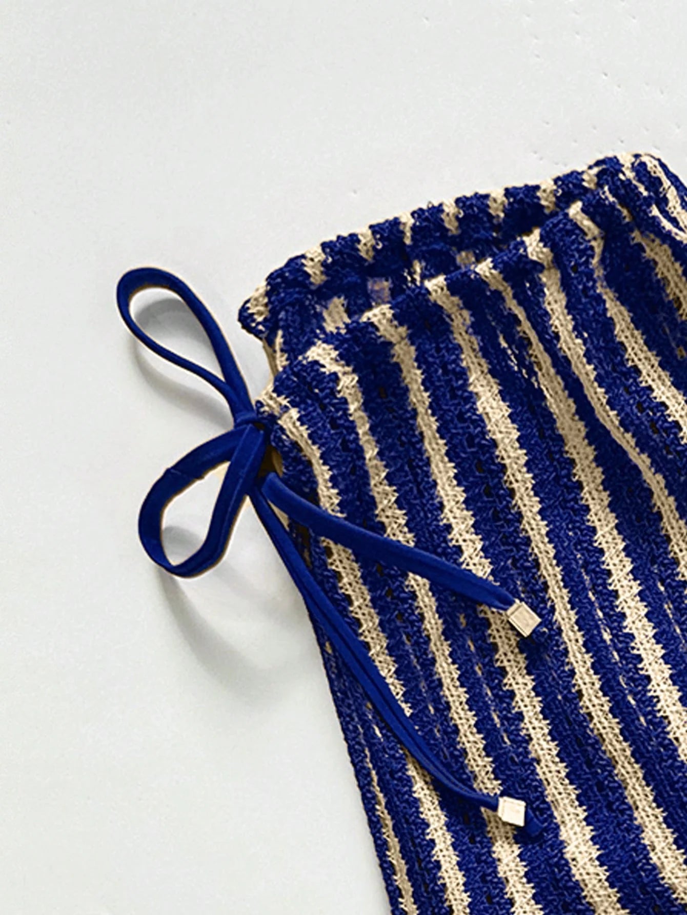 Conjunto Biquíni 3 Peças Tricô Elegante Ariela