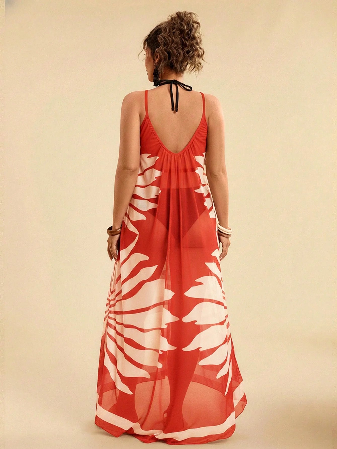 Vestido De Praia Plus Size Floral