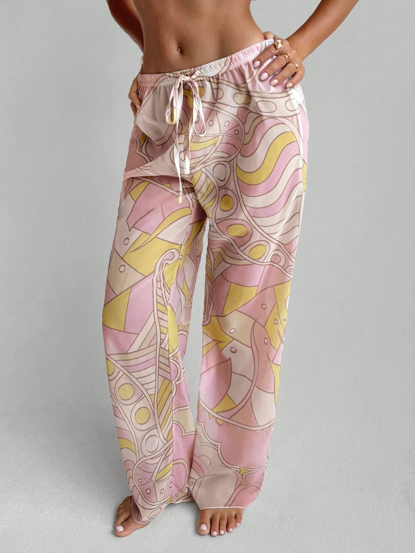 Calça de Praia Tropical Clarice