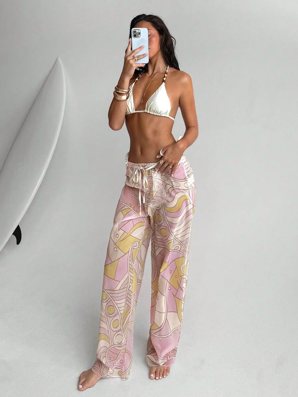Calça de Praia Tropical Clarice