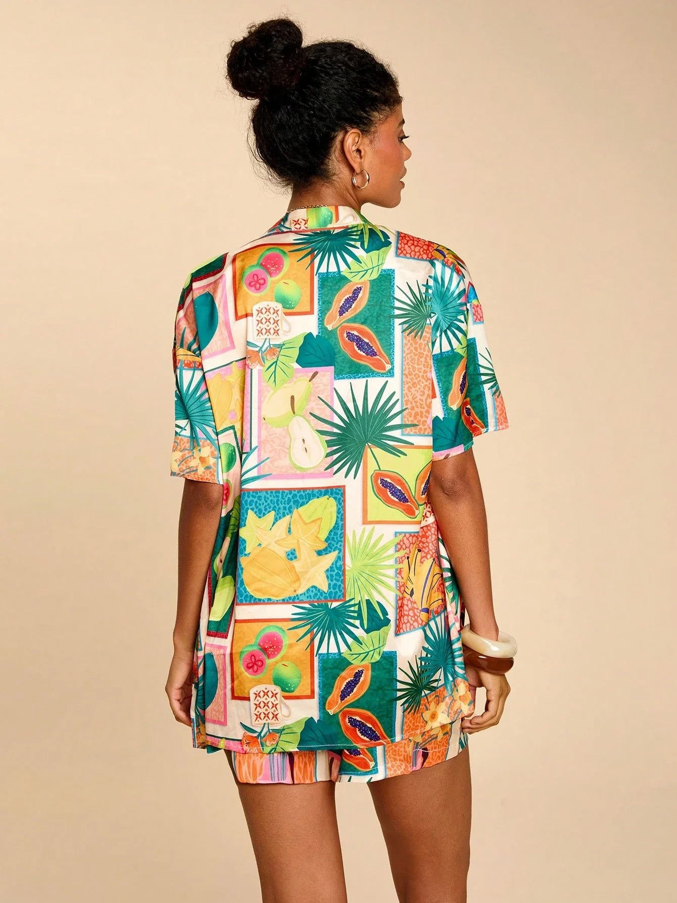 Conjunto Tropical 2 Peças Casual