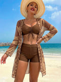 Conjunto Biquíni Tropical 3 Peças Laura