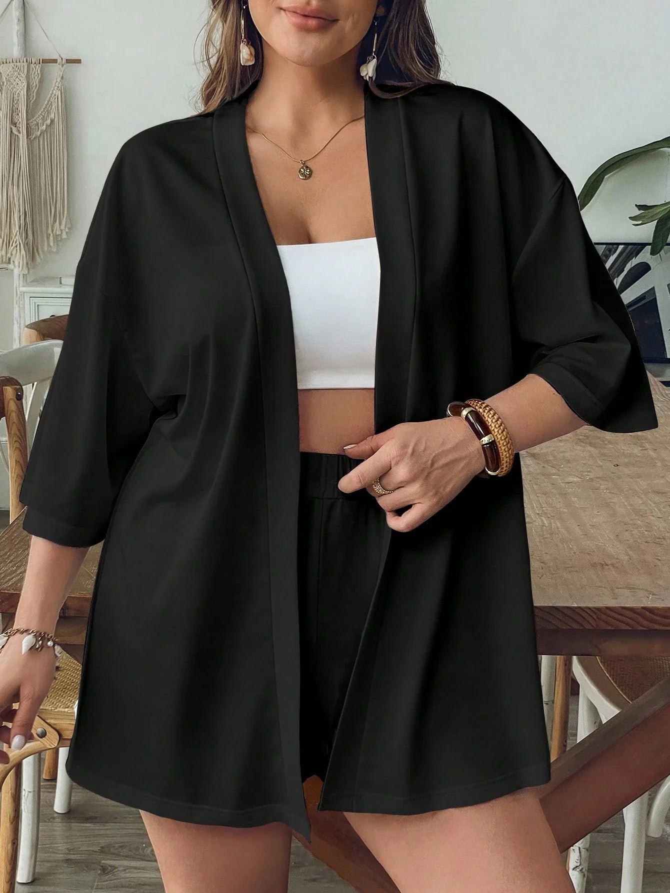 Conjunto de Saída 2 Peças Plus Size Lais