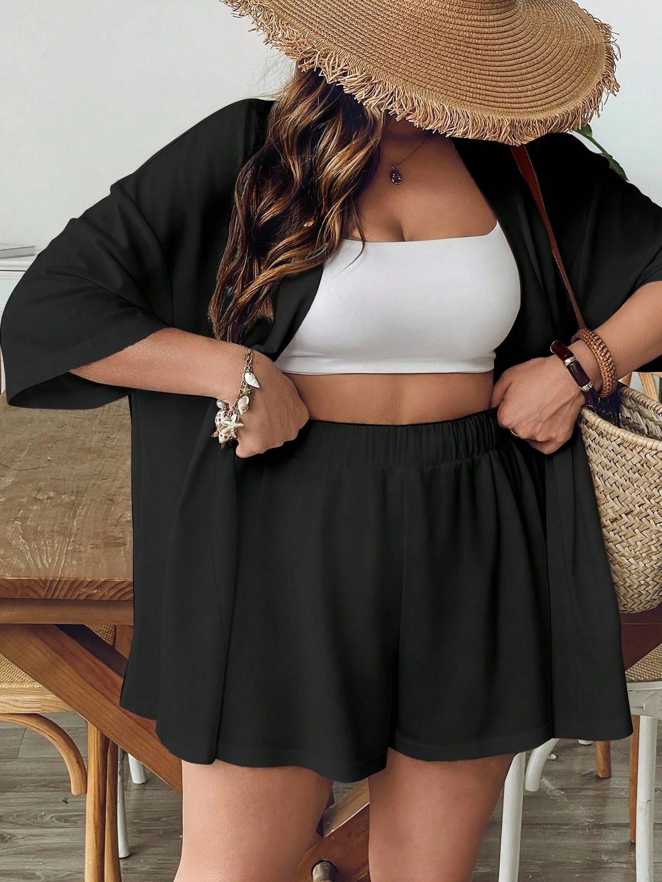 Conjunto de Saída 2 Peças Plus Size Lais
