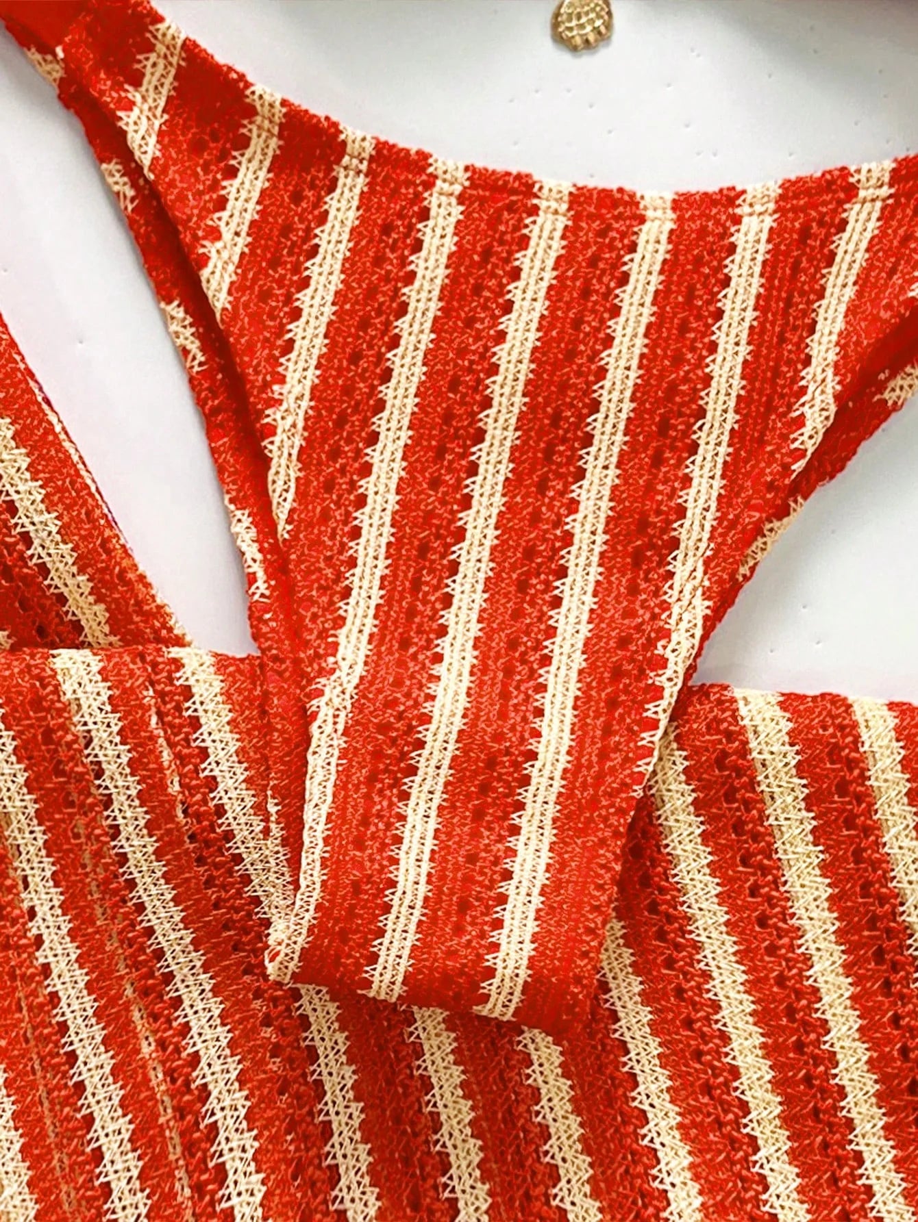 Conjunto Biquíni 3 Peças Tricô Elegante Ariela