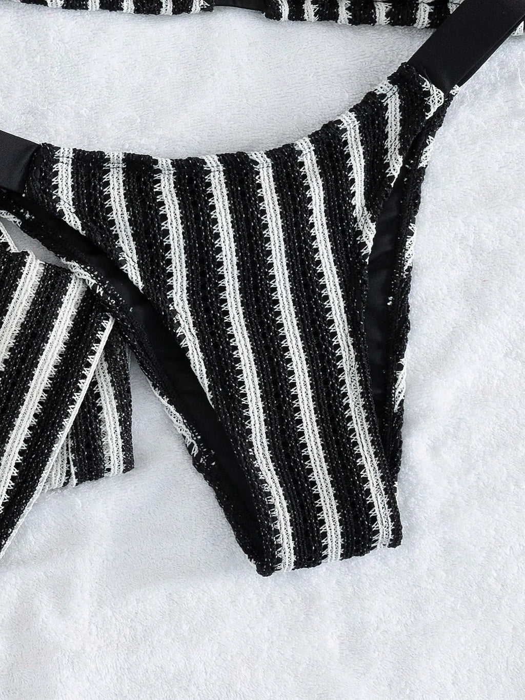 Conjunto Biquíni 3 Peças Tricô Rebeca