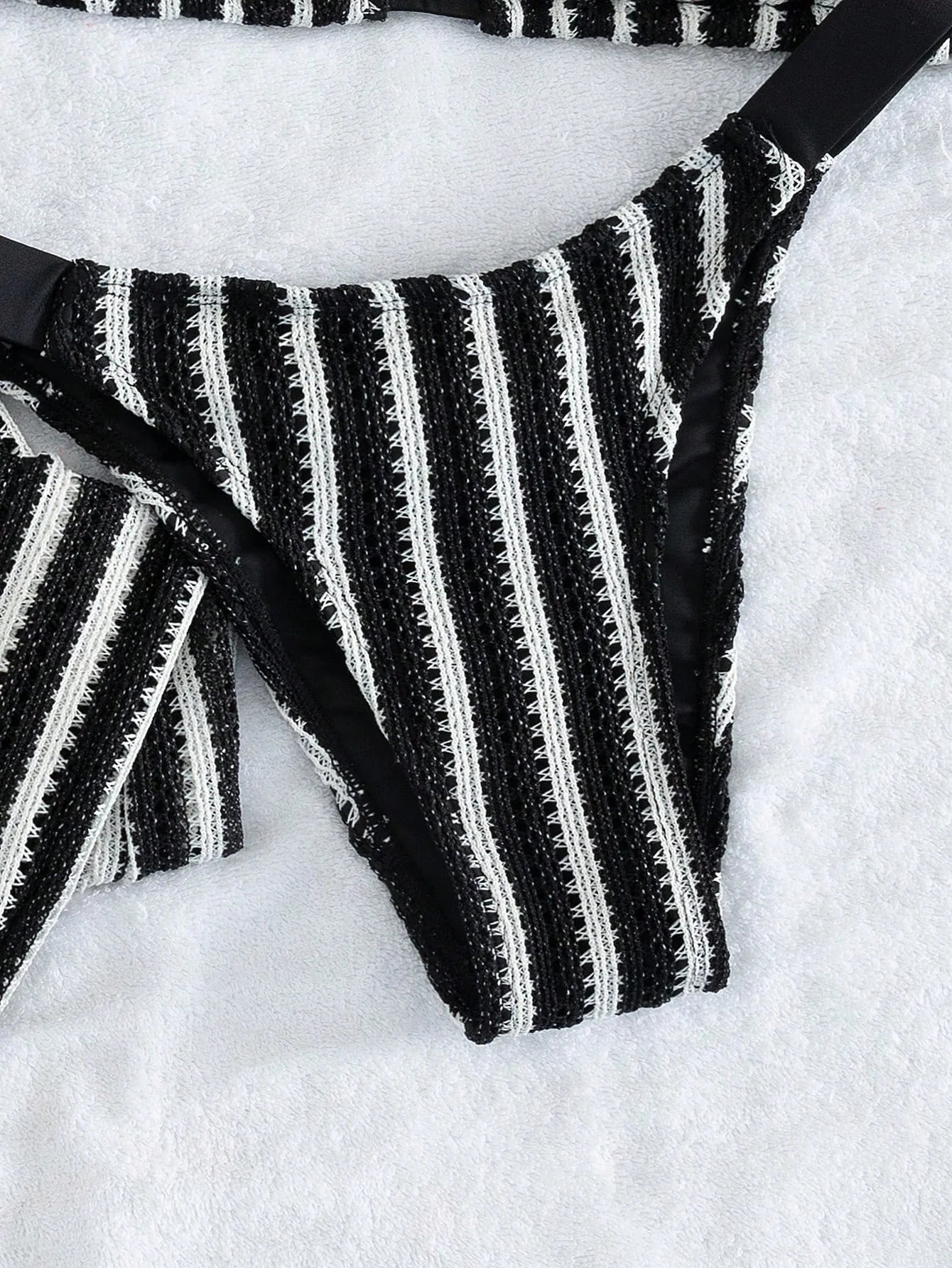 Conjunto Biquíni 3 Peças Tricô Rebeca