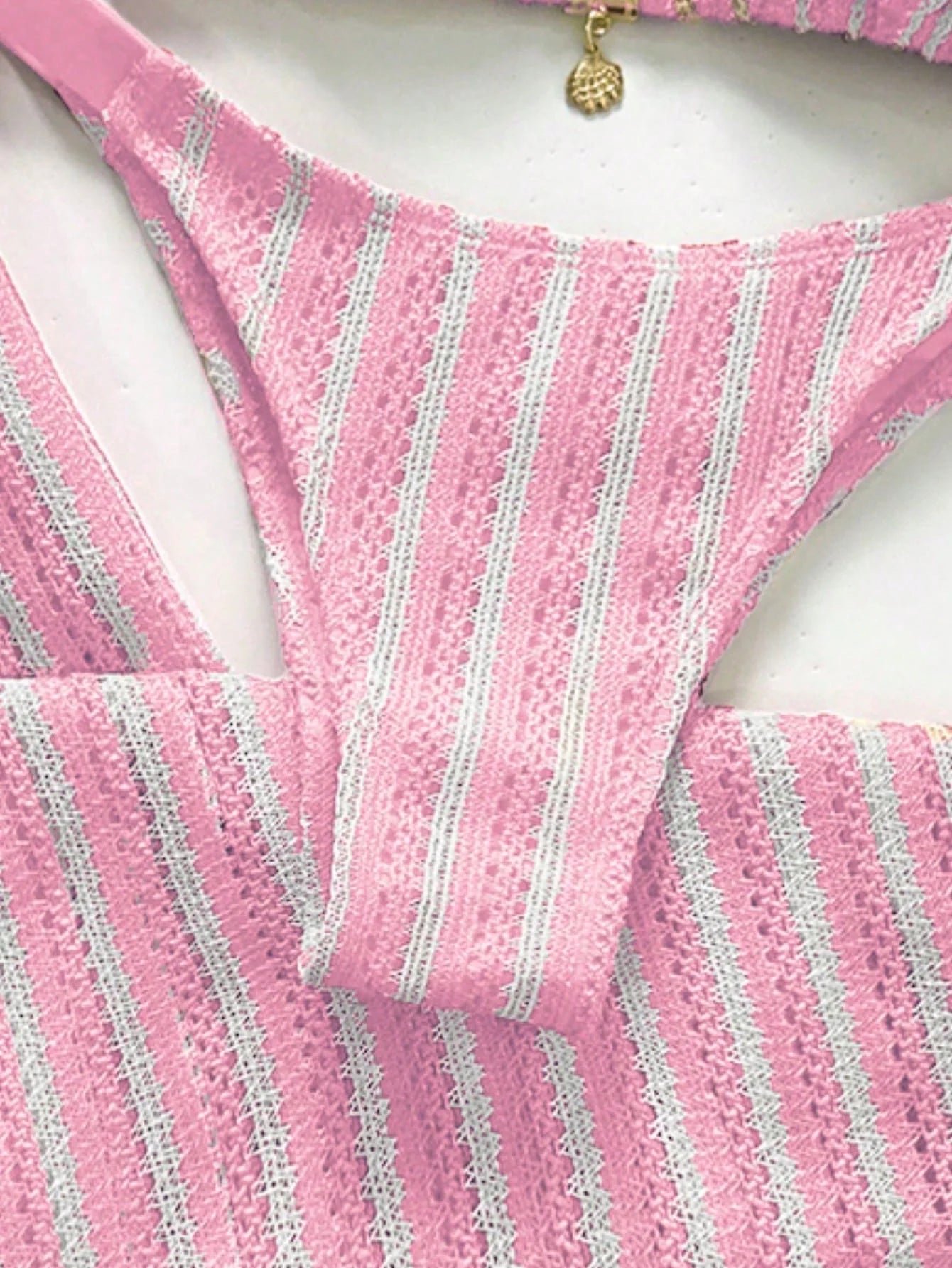 Conjunto Biquíni 3 Peças Tricô Elegante Ariela