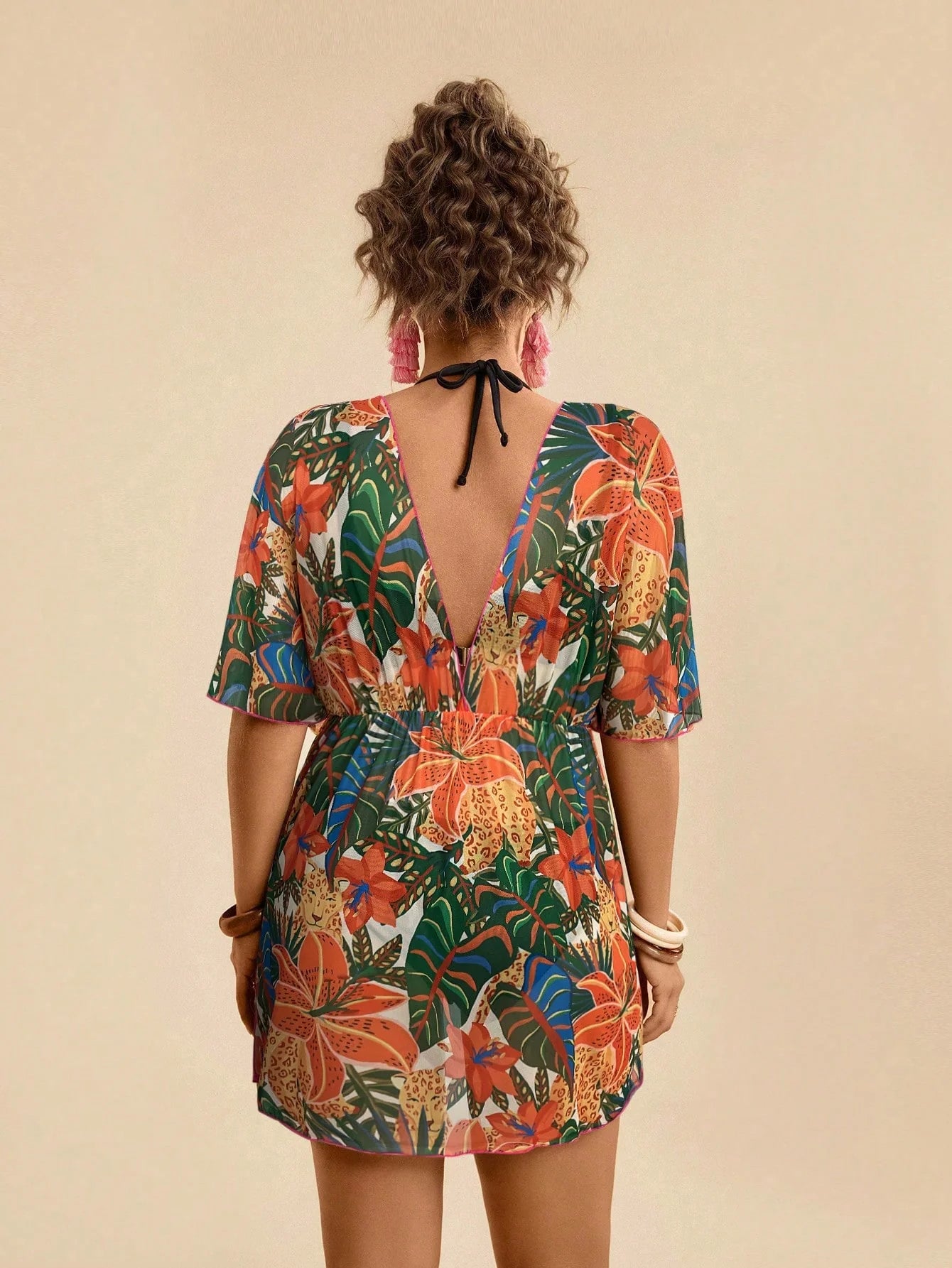Saída de Praia Plus Size Leandra