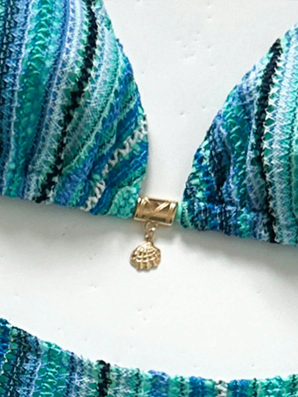 Conjunto Biquíni 3 Peças Tricô Elegante Ariela