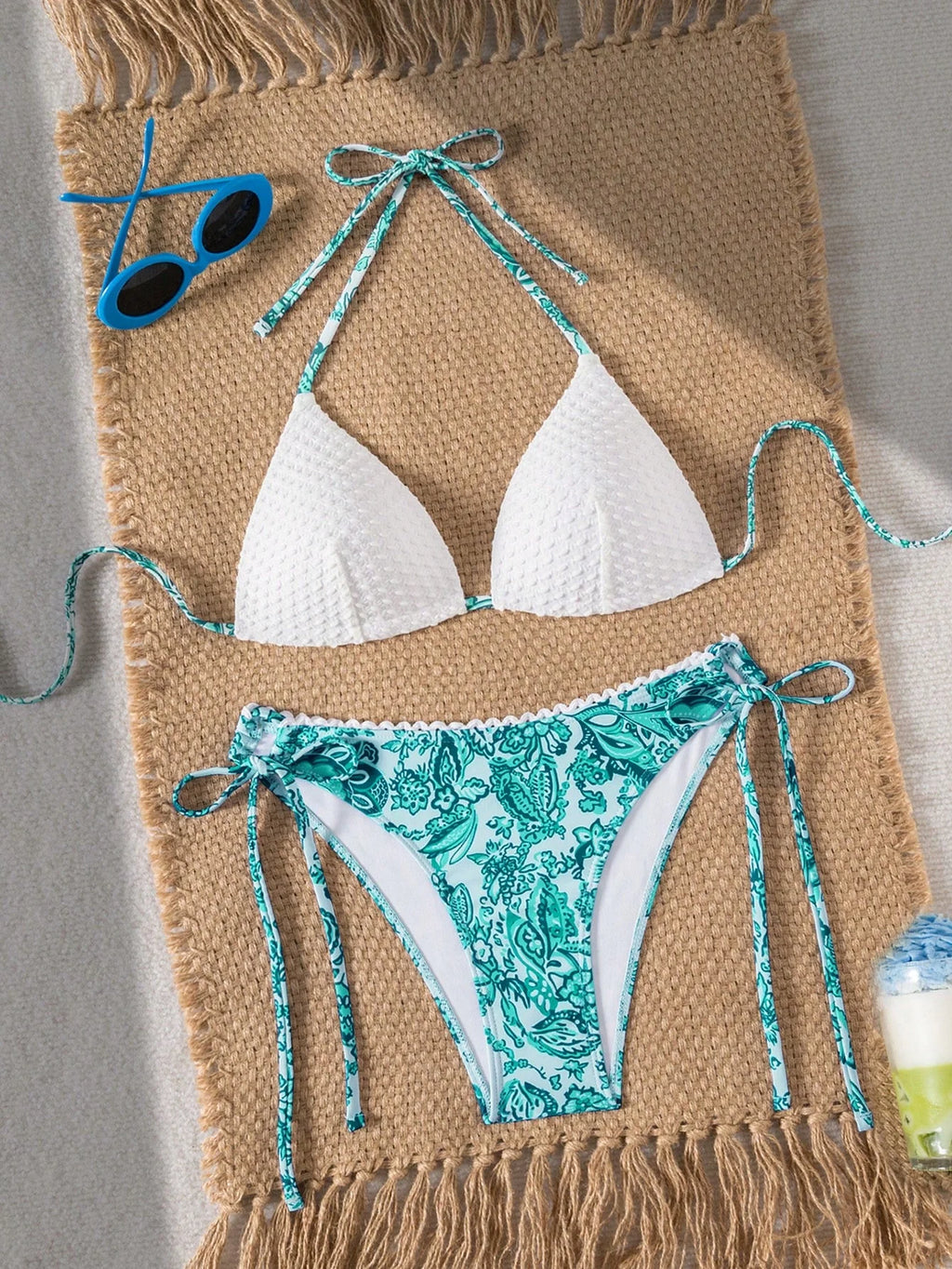 Biquíni Tropical Textura Chloe