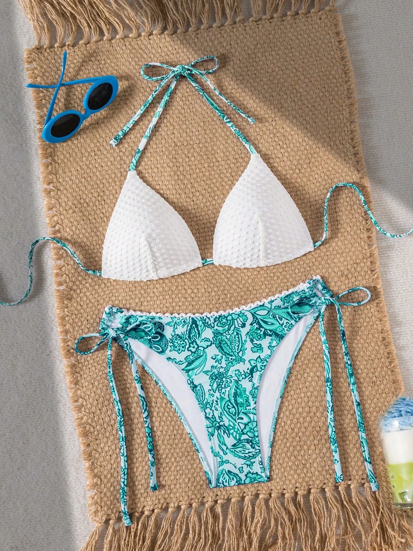 Biquíni Tropical Textura Chloe