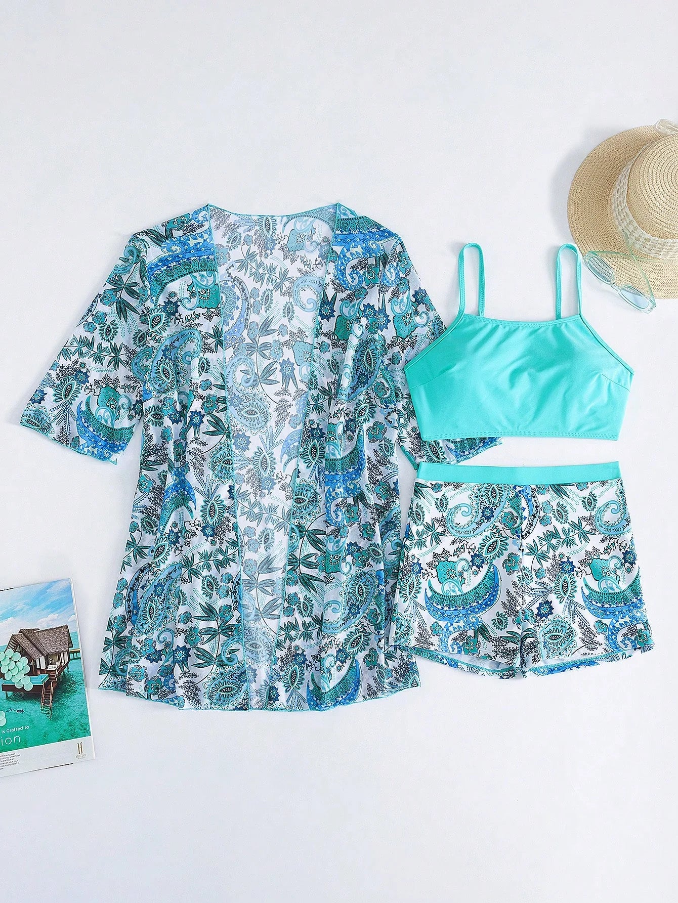 Conjunto Biquíni 3 Peças Íris