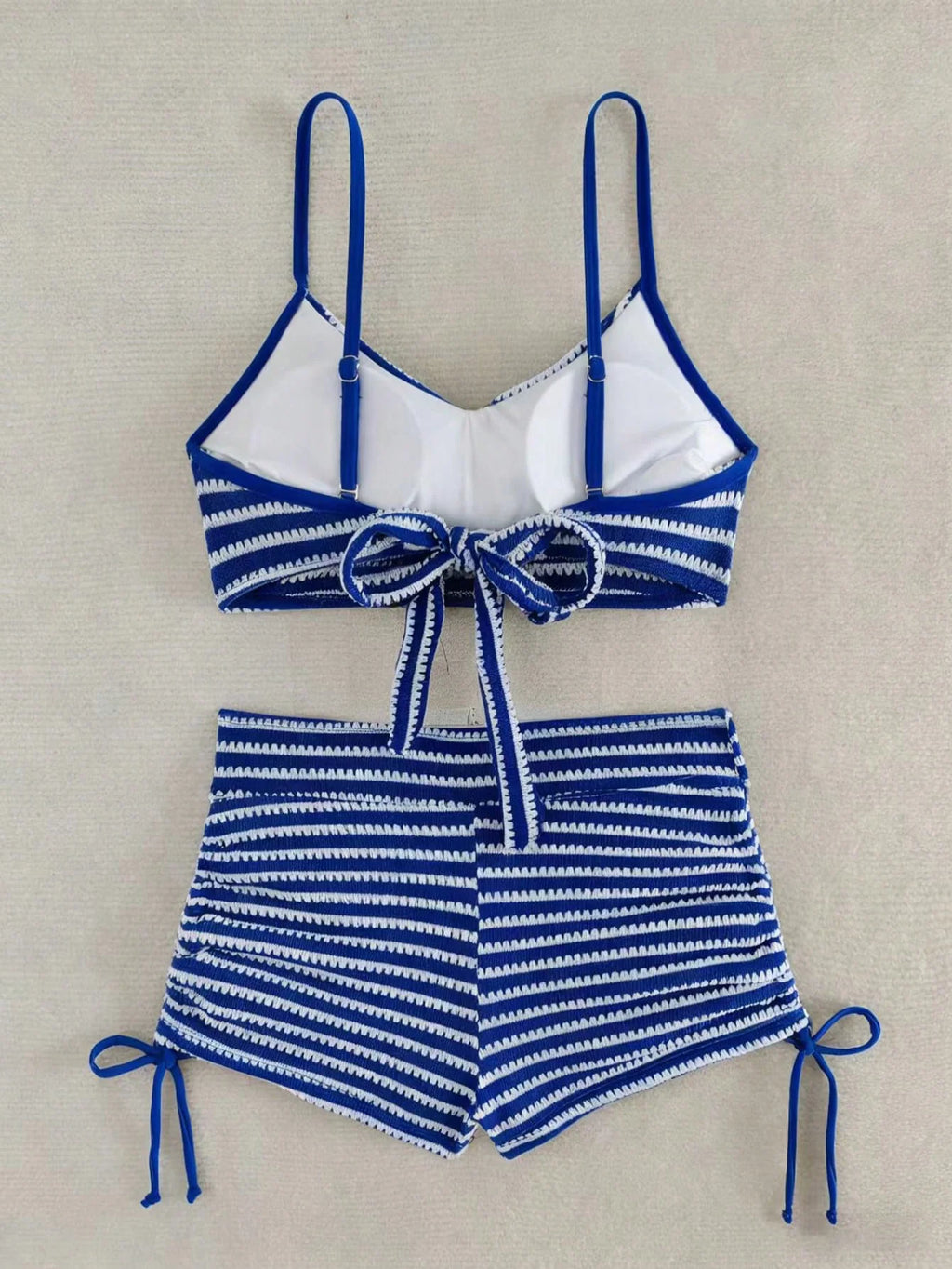 Conjunto Biquíni Shorts 2 Peças Texturizado Alice
