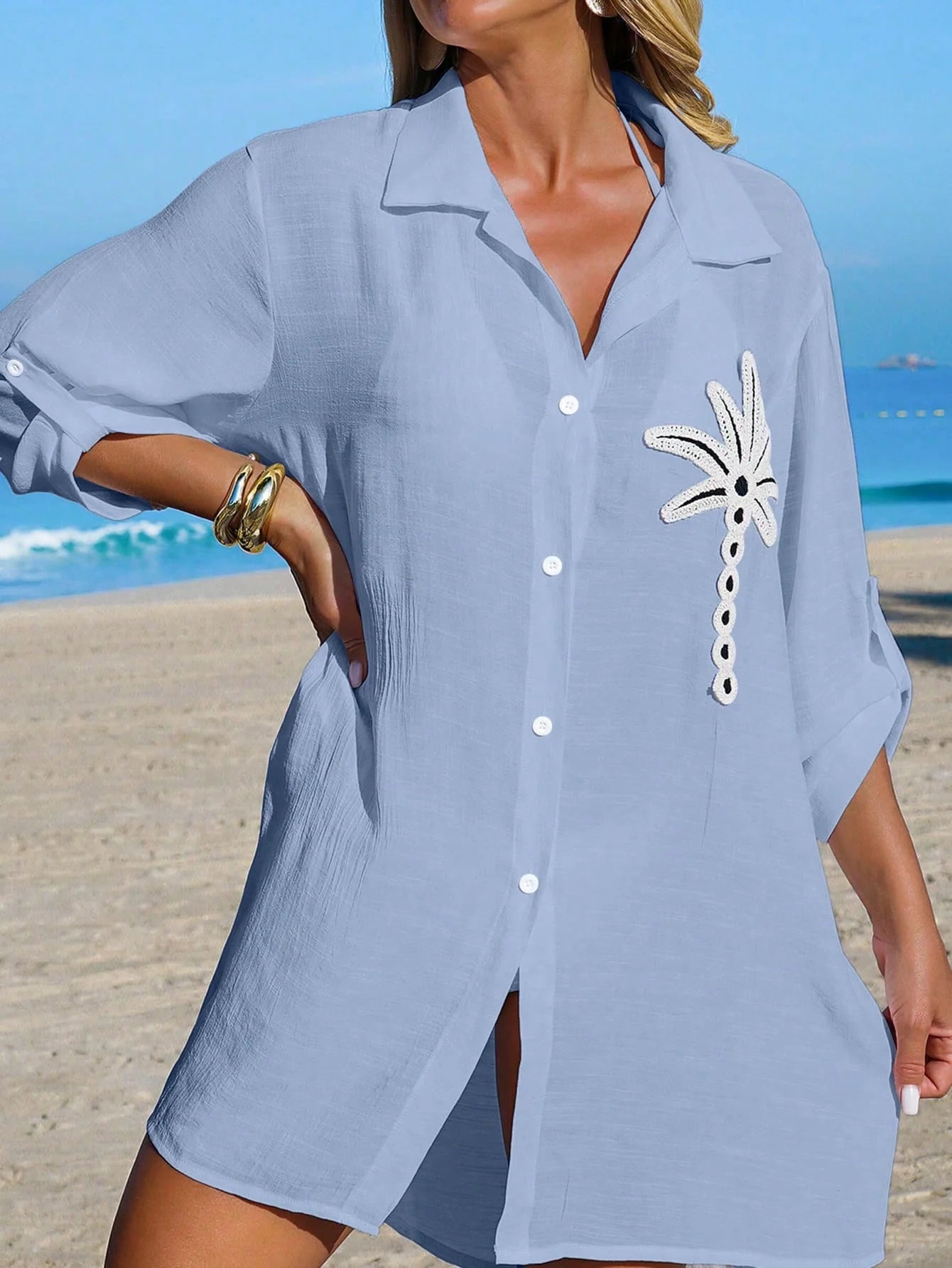 Kimono Camisa Flora