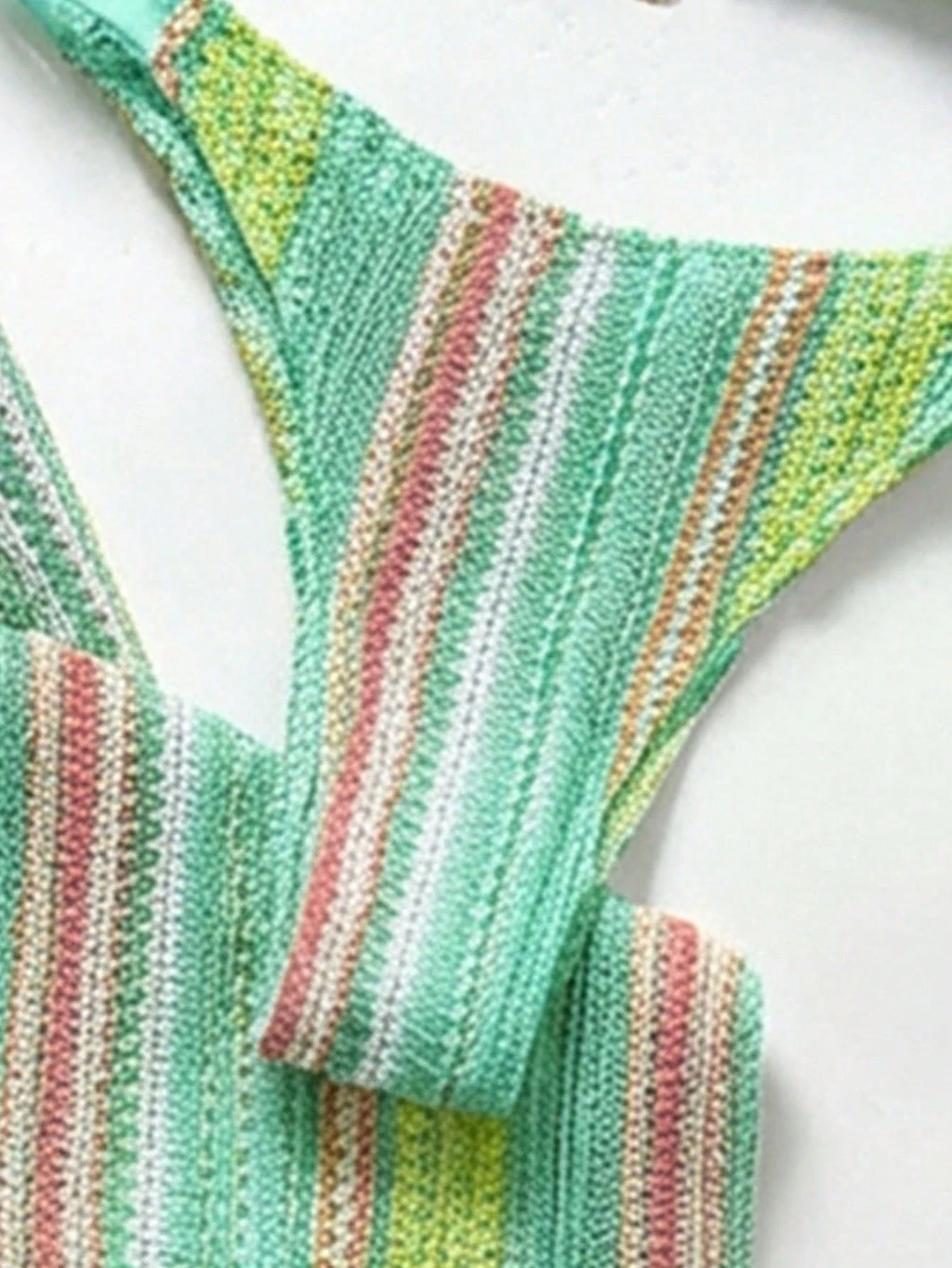 Conjunto Biquíni 3 Peças Tricô Elegante Ariela